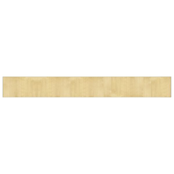 vidaXL Rug Rectangular Light Natural60x500 cm Bamboo