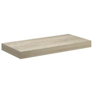 vidaXL Floating Wall Shelf Oak 50x23x3.8 cm MDF