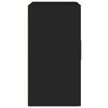 vidaXL Wall Cabinet Black 60x30x60 cm Engineered Wood