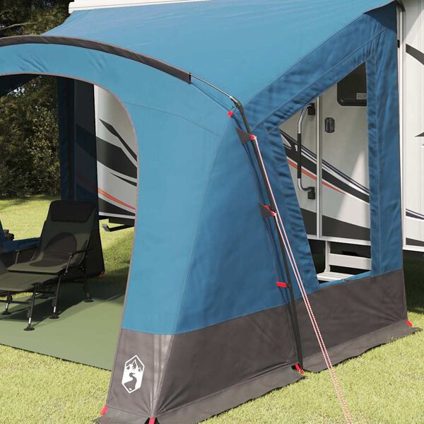 vidaXL Caravan Tent with Roof with Storage Blue 410 x 275 x 245 cm