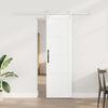 vidaXL Sliding Door ORKDAL White 61 x 198.5 cm Solid Pine Wood