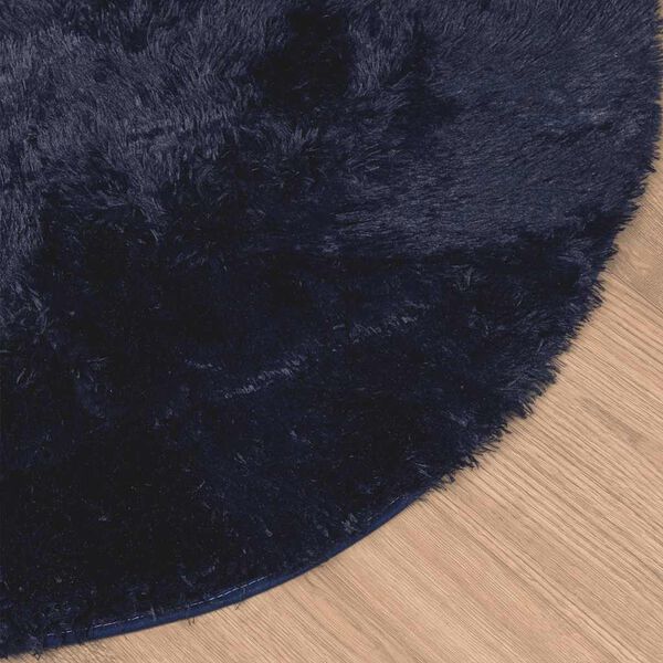 vidaXL Shaggy Rug High Pile NAVARRA Navy 200x200 cm Polyester
