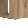 vidaXL Desk with Shelf Artisan Oak 113 x 54 x 120 cm Engineered Wood