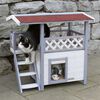 Kerbl Cat House Lodge Ontario 77x50x73 cm Light Grey