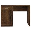 vidaXL Desk with Drawer&Cabinet Smoked Oak 100x40x73 cm Engineered Wood