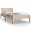 vidaXL Bed Frame without Mattress Solid Wood Pine 90x200cm