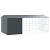 vidaXL Bird Cage Anthracite 645 x 310 x 247 cm Galvanised Steel