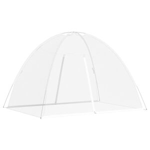 vidaXL Mosquito Net Mongolia with Doors 220 Mesh White 200x150x140 cm