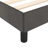 vidaXL Bed Frame without Mattress Dark Grey 180x200cm Super King Velvet