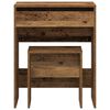 vidaXL Dressing Table Old Wood 60 x 40 x 75 cm Engineered wood