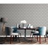 DUTCH WALLCOVERINGS Wallpaper Geometric White and Black