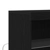 vidaXL LED Sideboard Black 60 x 37 x 100 cm Engineered Wood