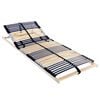 vidaXL Slatted Bed Base Brown 90 x 190 cm Solid Beech Wood