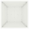 vidaXL Pillar Planter White 40 x 40 x 100 cm