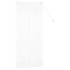 vidaXL Window Blind with Curtains Manual White Aluminium