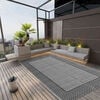 vidaXL Outdoor Carpet ARAKIL Grey 190x290 cm PP