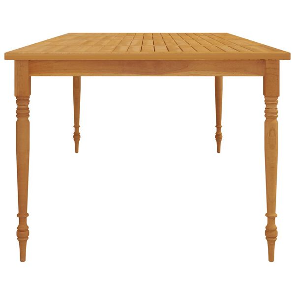vidaXL Batavia Table 200x100x75 cm Solid Wood Teak