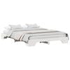 vidaXL Bed Frame White 160 x 200 cm Solid Pine Wood