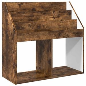 vidaXL Kids Bookshelf Smoked Oak 72.5 x 29.5 x 69 cm Engineered Wood