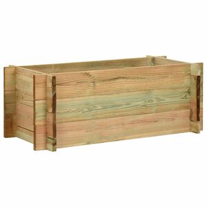 vidaXL Garden Raised Vegetable Bed Green 120 x 80 x 32 cm