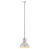 vidaXL Hanging Lamp 25 W Silver Round 28.5 cm E27