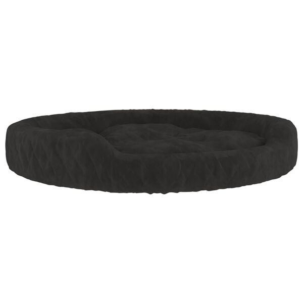 vidaXL Dog Bed Black 110x90x23 cm Plush