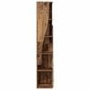 vidaXL Corner Cabinet Old Wood 27.5x27x140cm Engineered Wood