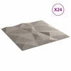 vidaXL Wall Panels 24 pcs Concrete Grey 50 x 50 cm XPS Foam