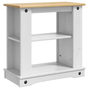 vidaXL Aquarium Stand CORONA White and Brown 60 x 30 x 60 cm 150 kg