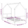 vidaXL Kids Bed Frame 80x200 cm Solid Wood Pine