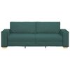 vidaXL Sofa Dark Green 220 x 78 x 84 cm Fabric