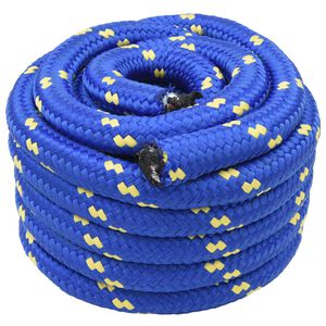 vidaXL Boat Rope 10 m 4 Blue PP
