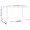 vidaXL 7 Piece Garden Dining Set Solid Wood Teak