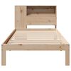vidaXL Bookcase Bed without Mattress 90x200cm Solid Wood Pine