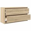 vidaXL TV Cabinet Sonoma Oak 100x35x54 cm Engineered Wood