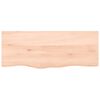 vidaXL Table Top 100x40x2 cm Untreated Solid Wood Oak