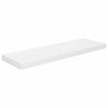 vidaXL Floating Wall Shelf High Gloss White 80x23.5x3.8 cm MDF