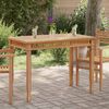 vidaXL Garden Dining Table 120x65x80 cm Solid Teak Wood