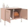 vidaXL TV Cabinets 2 pcs Pink 68x39x50.5 cm Steel