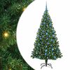 vidaXL Artificial Christmas Tree with 300 LEDs with Stand Green 180 cm