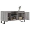 vidaXL TV Cabinet Grey Sonoma 104x35x50 cm Engineered Wood