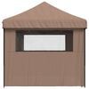 vidaXL Party Tent Folding Brown 292 x 580 x 315 cm Oxford Fabric
