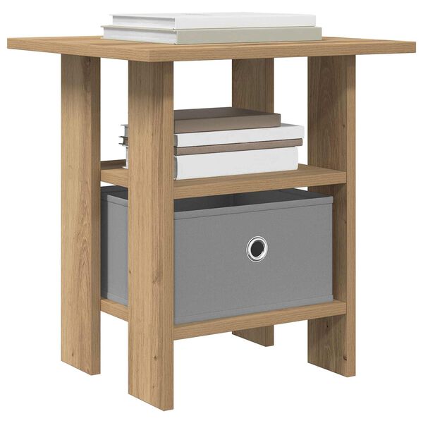 vidaXL Bedside Table 2 pcs Artisan Oak 41 x 40 x 45 cm Engineered Wood