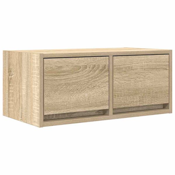 vidaXL TV Cabinet Sonoma Oak 60x31x25.5 cm Engineered Wood