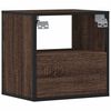 vidaXL Wall-mounted Bedside Cabinets 2 pcs Brown Oak 40x31x39.5 cm