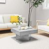 vidaXL Coffee Table Concrete Grey 57x57x30 cm Engineered Wood