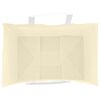 vidaXL Paper Bags 250 pcs with Handles Yellow 32x22x28 cm