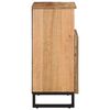 vidaXL Sideboard 60x34x75 cm Solid Wood Rough Mango
