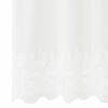 vidaXL Lace Curtain with Curtains Floral White 220 x 300 cm Polyester