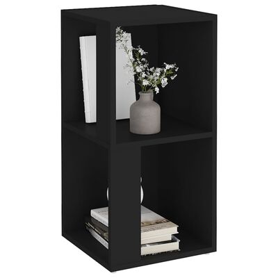 vidaXL Corner Cabinet Black 33x33x67 cm Engineered Wood